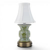 Danny's Fine Porcelain Cordless Battery Rechargable Touch Teal Green Vase Lamp (Min 2)
