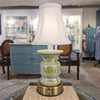 Danny's Fine Porcelain Cordless Battery Rechargable Touch Teal Green Vase Lamp (Min 2)