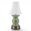 Danny's Fine Porcelain Cordless Battery Rechargable Touch Teal Green Vase Lamp (Min 2)