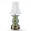 Danny's Fine Porcelain Cordless Battery Rechargable Touch Teal Green Vase Lamp (Min 2)
