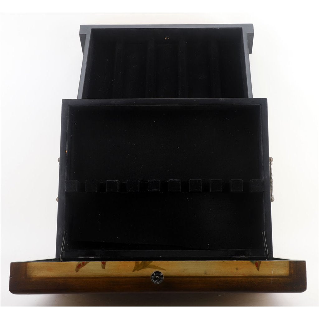 Danny's Fine Porcelain Flatware Box/Jewelry Box - Butterfly