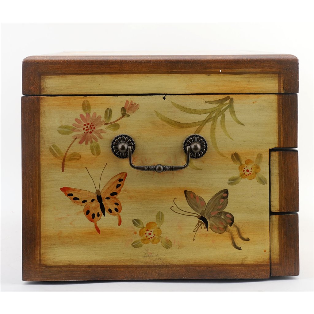 Danny's Fine Porcelain Flatware Box/Jewelry Box - Butterfly