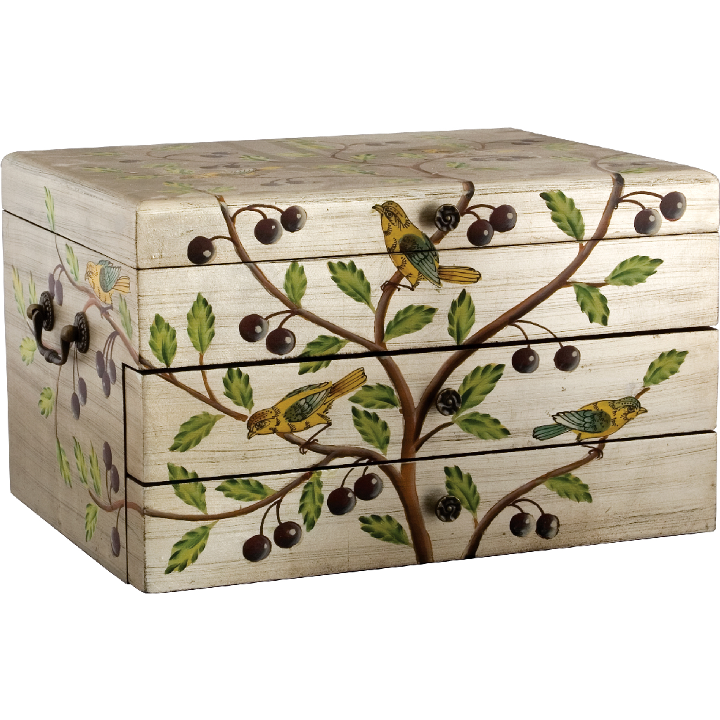 Danny's Fine Porcelain Flatware/Jewelry Box - Birds
