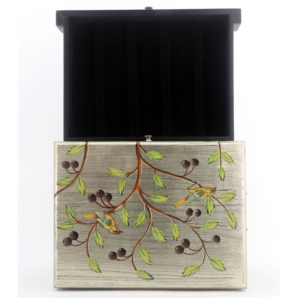 Danny's Fine Porcelain Flatware/Jewelry Box - Birds