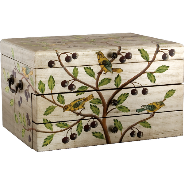 Danny's Fine Porcelain Flatware/Jewelry Box - Birds