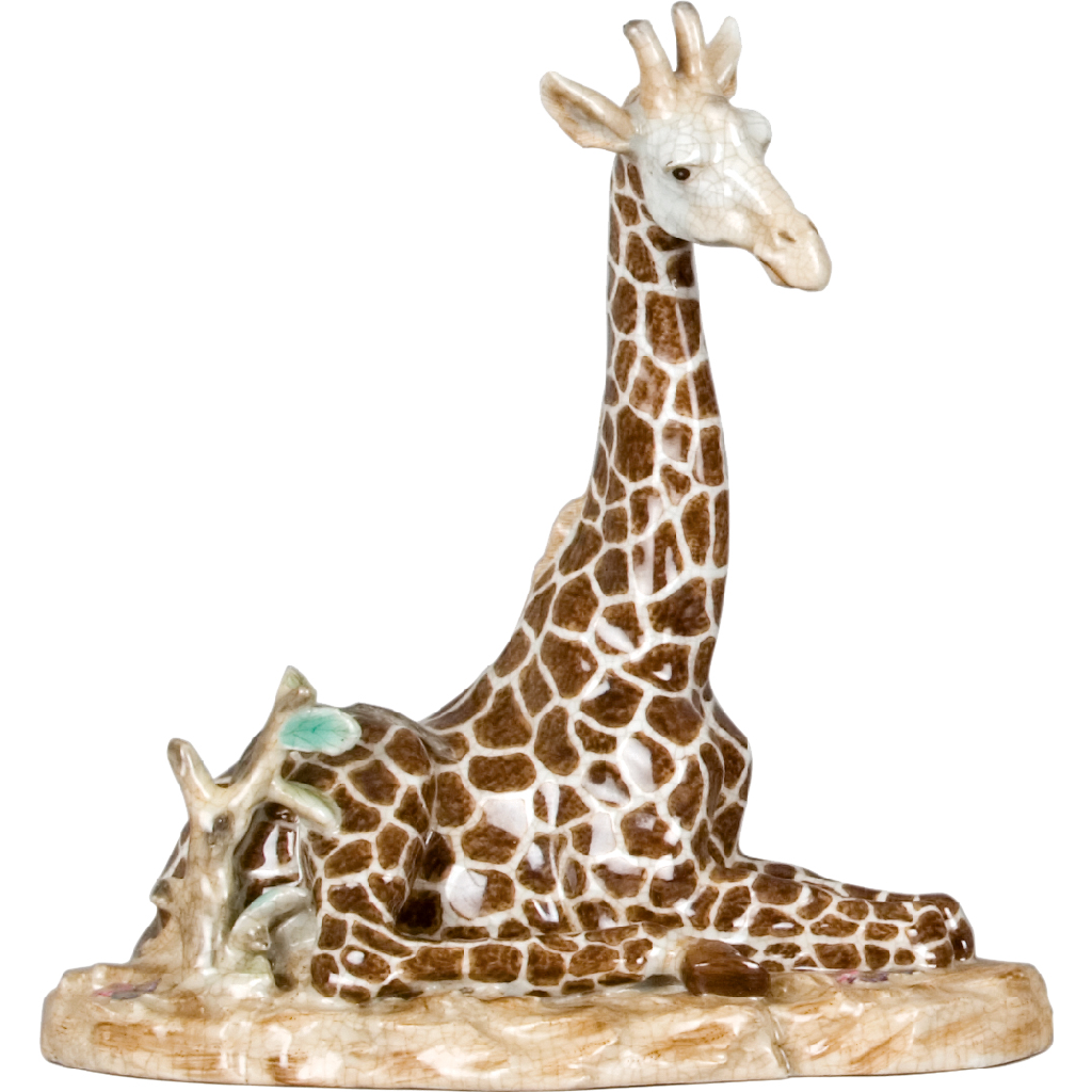 Danny's Fine Porcelain 10.75" Giraffe - Sitting