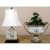 Danny's Fine Porcelain Floral Pattern Round Basin with Bronze Ormolu in Twine Garden