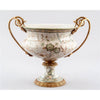 Danny's Fine Porcelain Floral Pattern Round Basin with Bronze Ormolu in Twine Garden