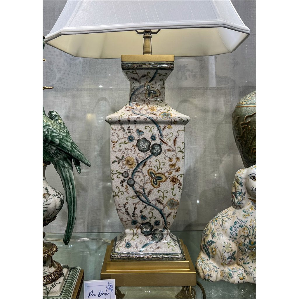 Danny's Fine Porcelain Rect Lamp - Twine Garden