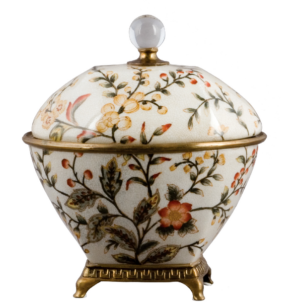 Danny's Fine Porcelain 9" Box- Jasmine Star (7.75" X 6" X 9")
