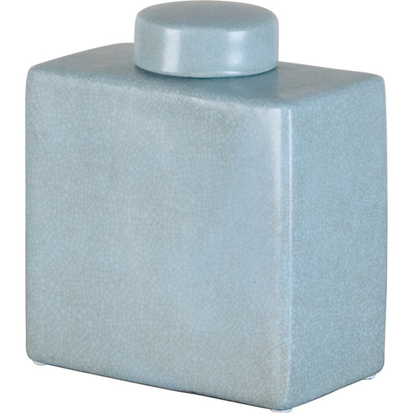 Danny's Fine Porcelain Rect. Box Jar - Celadon Blue