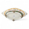 Danny's Fine Porcelain Oval Planter with Bronze Ormolu in Wild Breeze Collection