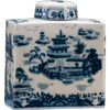 Danny's Fine Porcelain Rect. Box Jar - Blue Willow