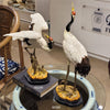 Danny's Fine Porcelain Porcelain Crane with Bronze Ormolu