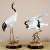 Danny's Fine Porcelain Porcelain Crane with Bronze Ormolu