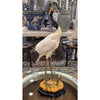 Danny's Fine Porcelain Porcelain Crane with Bronze Ormolu