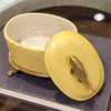 Danny's Fine Porcelain J Box with Bronze Fish