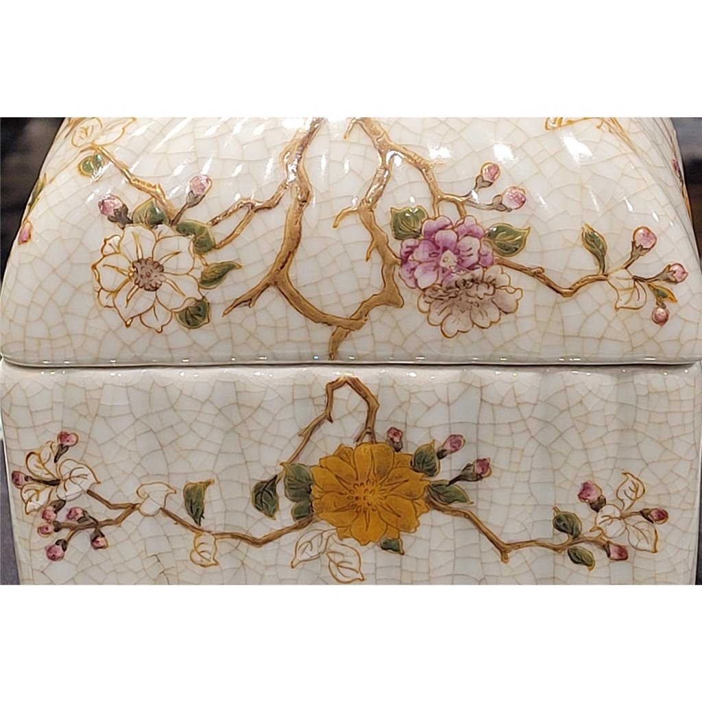 Danny's Fine Porcelain Small Box with Bronze Ormolu - Feralia