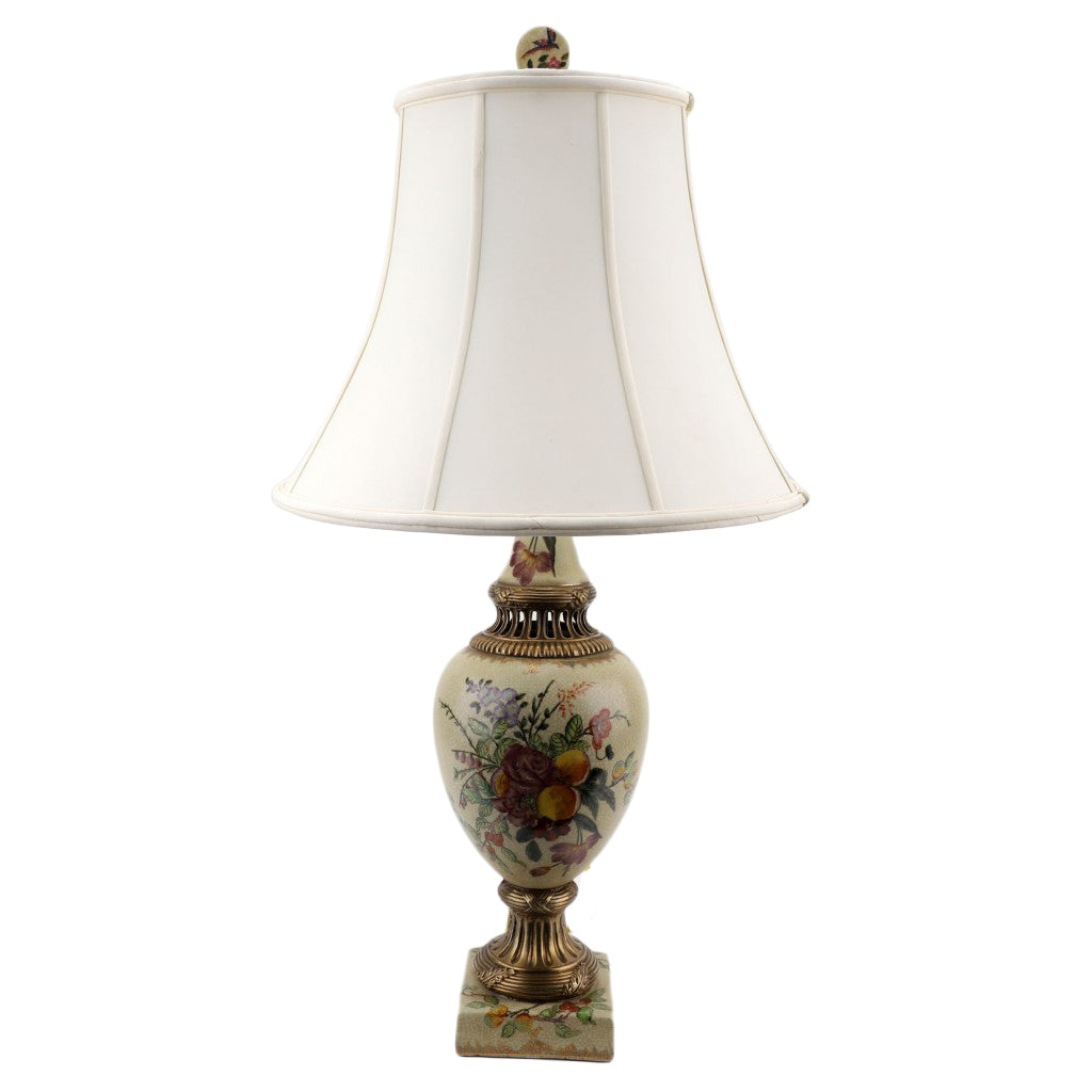 Danny's Fine Porcelain Porcelain Lamp with Shade - CLOSEOUT