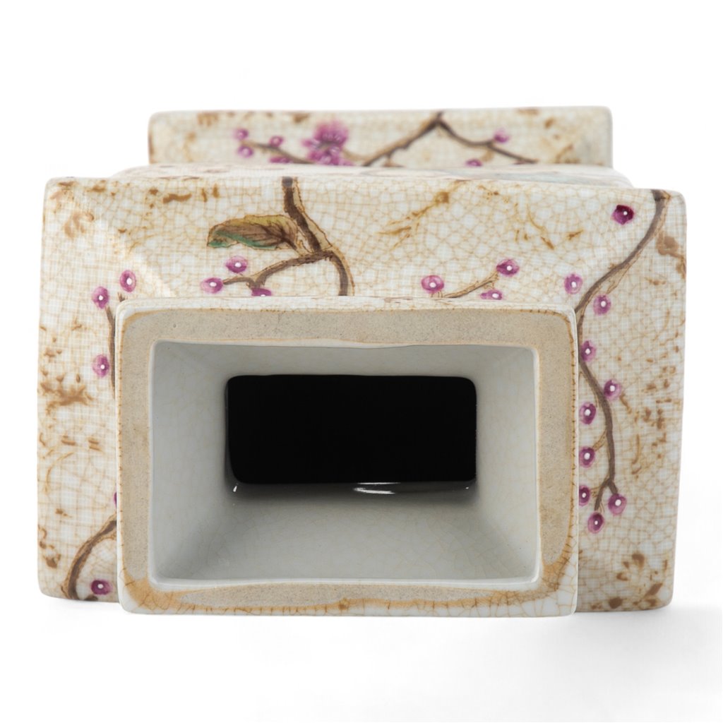 Danny's Fine Porcelain Rectangular Vase in Spring Bloosom Collection