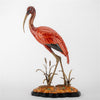 Danny's Fine Porcelain Bird Figure with Bronze Ormolu-Scarlet Ibis