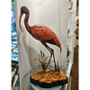 Danny's Fine Porcelain Bird Figure with Bronze Ormolu-Scarlet Ibis