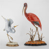 Danny's Fine Porcelain Bird Figure with Bronze Ormolu-Scarlet Ibis