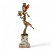 Danny's Fine Porcelain Double Bird Candelabra with Bronze Ormolu in Bird Figure Collection