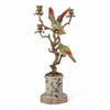 Danny's Fine Porcelain Double Bird Candelabra with Bronze Ormolu in Bird Figure Collection