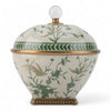 Danny's Fine Porcelain Lidded Box with Bronze Ormolu Verdant Flight
