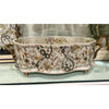 Danny's Fine Porcelain Planter with Bronze Handles-Twine Garden