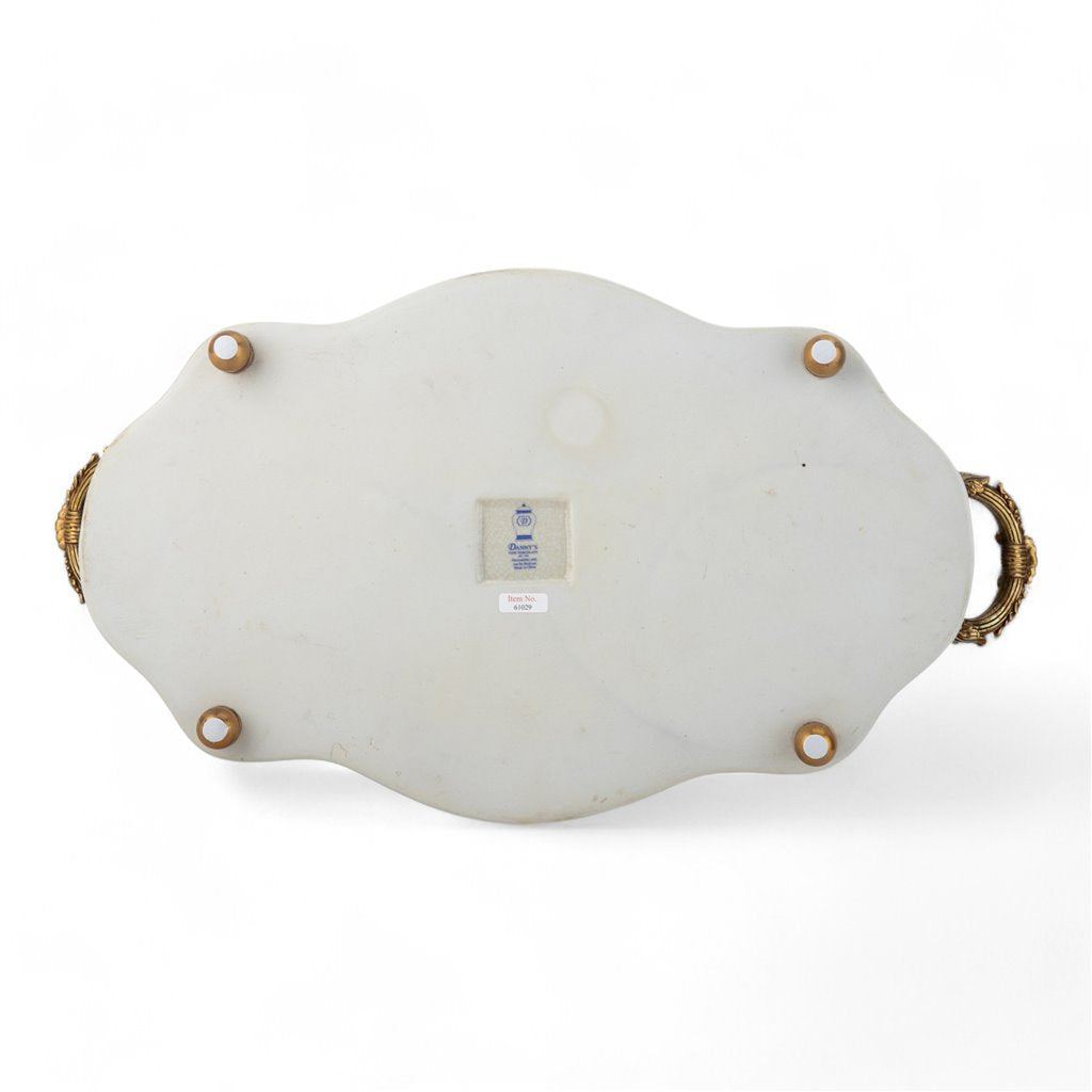 Danny's Fine Porcelain Planter with Bronze Handles-Twine Garden