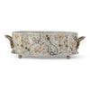 Danny's Fine Porcelain Planter with Bronze Handles-Twine Garden