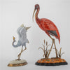 Danny's Fine Porcelain Blue Heron in Flight Figureine with Bronze Ormolu in Bird Figure