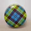 Danny's Fine Porcelain Porcelain Garden Stool Plaid I – G203 - CLOSEOUT