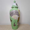 Danny's Fine Porcelain Porcelain Covered Jar Fan [Le] – J502 - CLOSEOUT