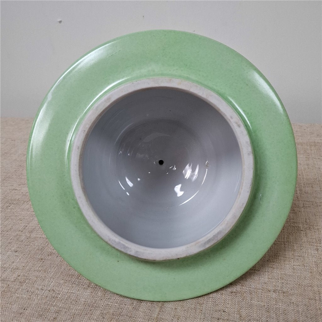 Danny's Fine Porcelain Porcelain Covered Jar Fan [Le] – J502 - CLOSEOUT