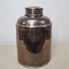 Danny's Fine Porcelain Porcelain Round Jar Metallic with Bronze Ormolu – B793 - CLOSEOUT