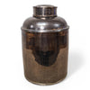 Danny's Fine Porcelain Porcelain Round Jar Metallic with Bronze Ormolu – B793 - CLOSEOUT
