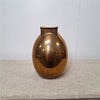 Danny's Fine Porcelain Porcelain Metallic Gold Round Vase Metallic Gold – A345 - CLOSEOUT