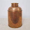 Danny's Fine Porcelain Porcelain Round Jar Metallic Gold with Bronze Ormolu – B793 - CLOSEOUT