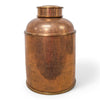 Danny's Fine Porcelain Porcelain Round Jar Metallic Gold with Bronze Ormolu – B793 - CLOSEOUT
