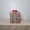 Danny's Fine Porcelain Porcelain Square Jar Safari [Le] – B667 - CLOSEOUT