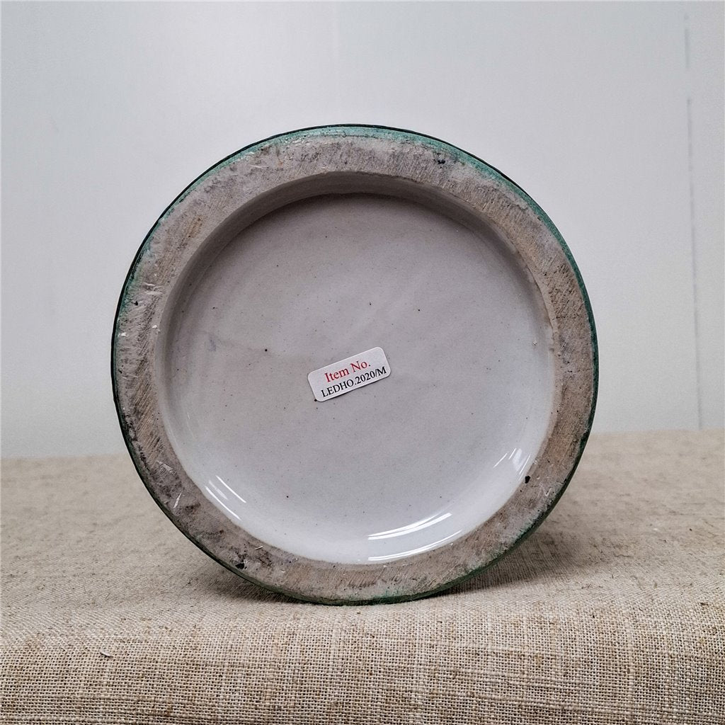 Danny's Fine Porcelain Porcelain Round Vase Tessellations I - CLOSEOUT