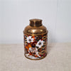 Danny's Fine Porcelain Porcelain Round Jar Portrait V with Bronze Ormolu – B793 - CLOSEOUT