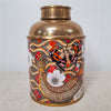Danny's Fine Porcelain Porcelain Round Jar Portrait V with Bronze Ormolu – B793 - CLOSEOUT