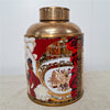 Danny's Fine Porcelain Porcelain Round Jar Warrior with Bronze Ormolu – B793 - CLOSEOUT
