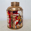 Danny's Fine Porcelain Porcelain Round Jar Warrior with Bronze Ormolu – B793 - CLOSEOUT