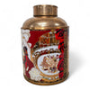 Danny's Fine Porcelain Porcelain Round Jar Warrior with Bronze Ormolu – B793 - CLOSEOUT