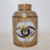 Danny's Fine Porcelain Porcelain Round Jar Constellation [Le] with Bronze Ormolu – B793 - CLOSEOUT